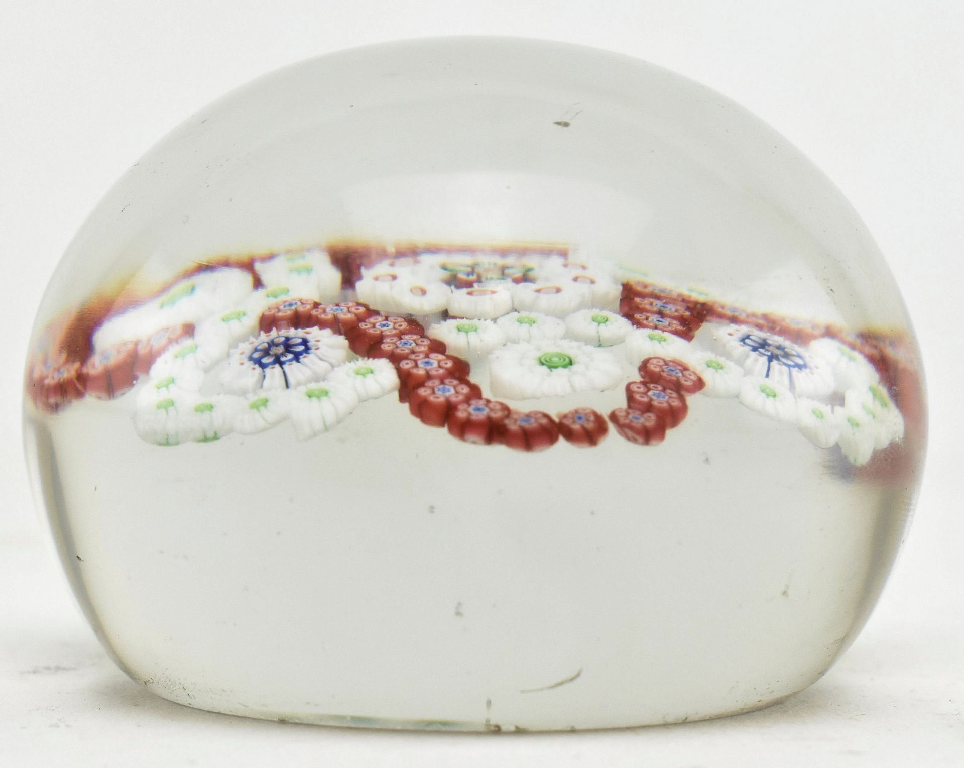 BACCARAT INTERLACED TREFOIL MILLEFIORI PAPERWEIGHT - Image 6 of 6