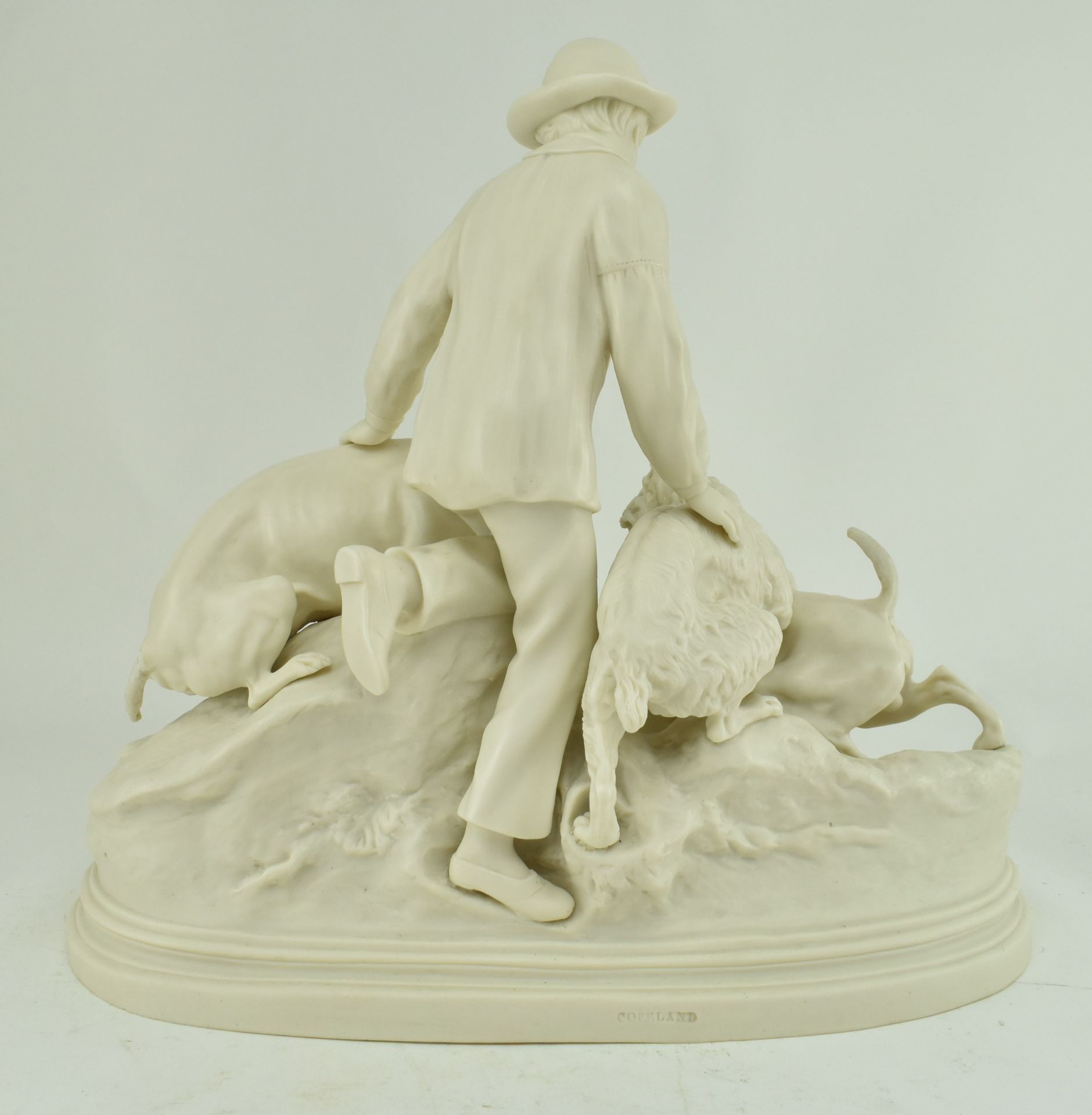 COPELAND AFTER P J. MENE - PARIAN WARE HUNTING FIGURE - Image 5 of 7