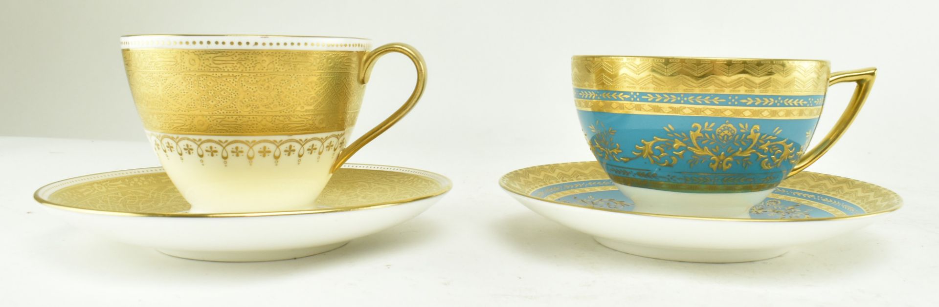 TWO SETS MID 20TH CENTURY MINTON CABINET CUPS AND SAUCERS - Bild 4 aus 6