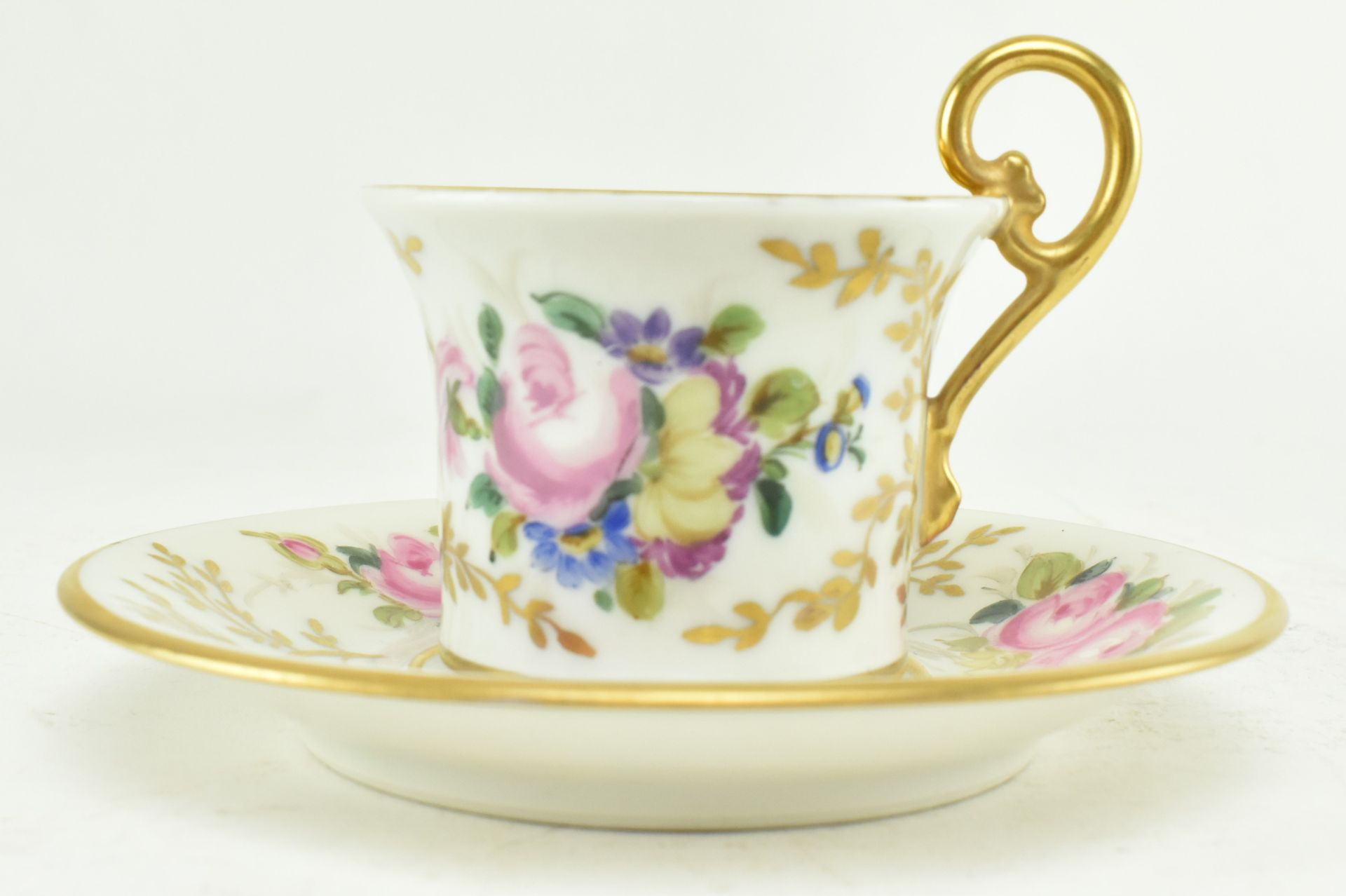 IN THE MANNER OF OF PARIS PORCELAIN - CUP AND SAUCER - Bild 3 aus 6
