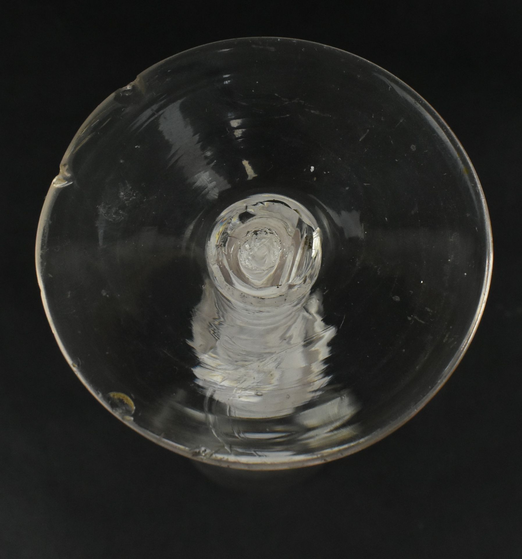 18TH CENTURY RIB MOULDED TWIN TWIST DRINKING WINE GLASS - Bild 6 aus 8