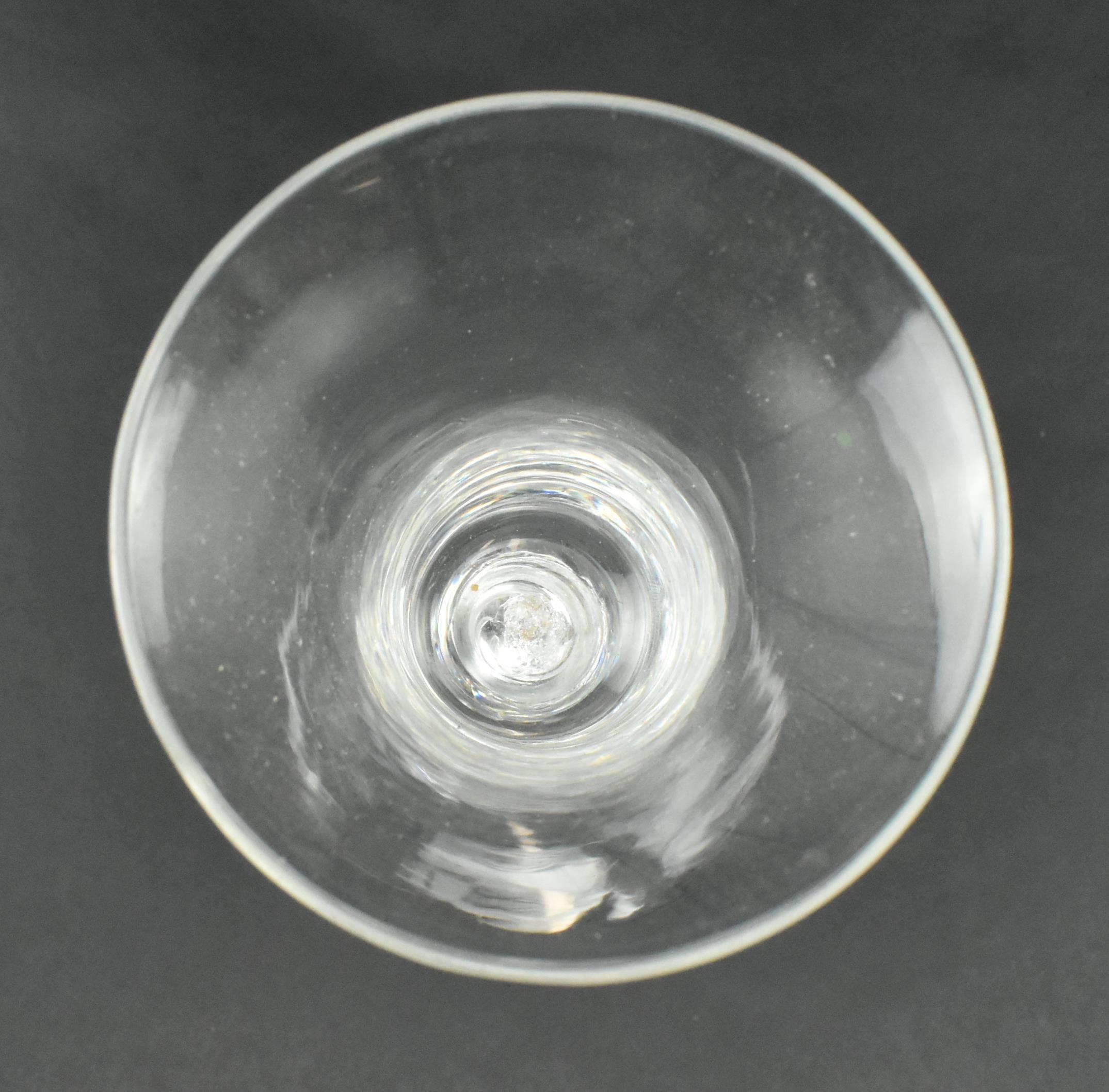 CIRCA 1760 GEORGE III MERCURY TWIST WINE GLASS - Image 3 of 7