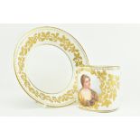 FRENCH - SEVRES LOUIS PHILIPPE - M. DE PARABIRE CUP & SAUCER