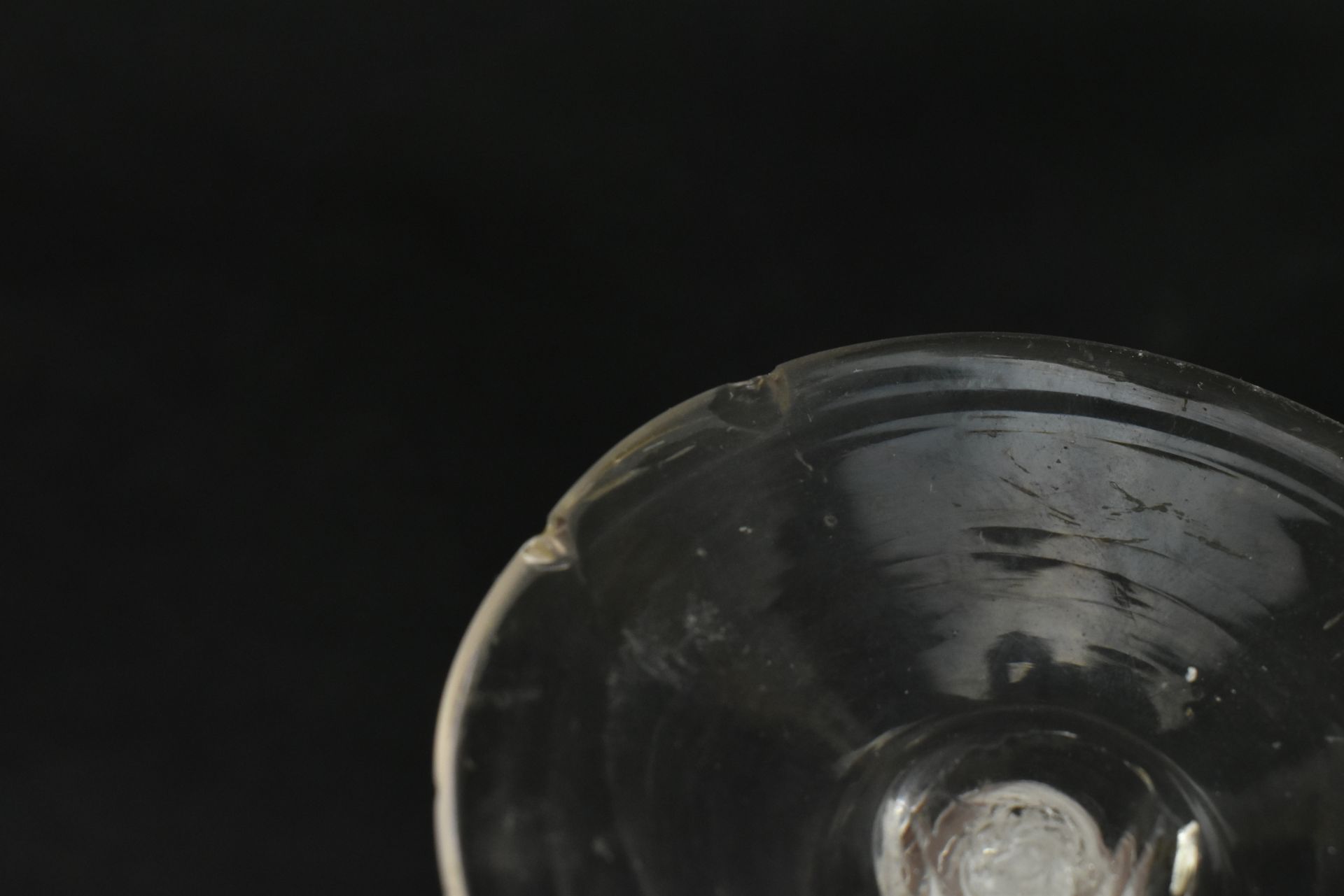 18TH CENTURY RIB MOULDED TWIN TWIST DRINKING WINE GLASS - Bild 7 aus 8