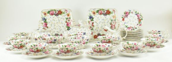 ENGLISH FINE BONE CHINA TWELVE PEOPLE TEA SERVICE