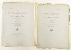 LEONARDO DA VINCI - IL CODICE ATLANTICO - 1894 - HOEPLI EDITION