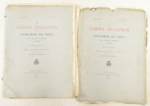 LEONARDO DA VINCI - IL CODICE ATLANTICO - 1894 - HOEPLI EDITION