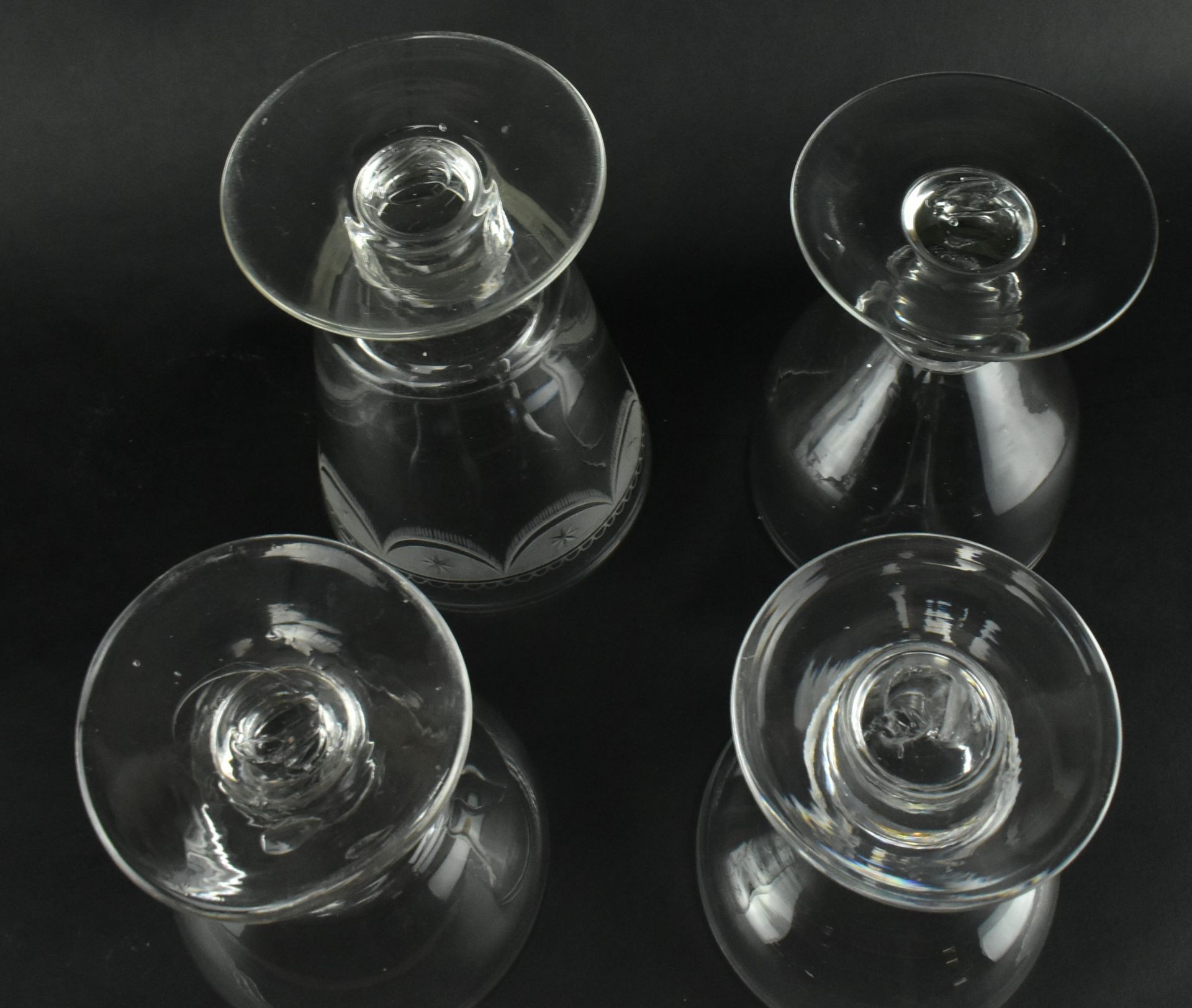 SEVEN 19TH CENTURY & LATER HAND BLOWN RUMMER GLASSES - Image 6 of 6