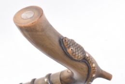 19TH CENTURY ANGLO-INDIAN SECTIONAL HORN AND BONE CANE