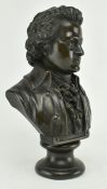 CIRCA 1900 CAST BRONZE BUST OF AMADEUS MOZART