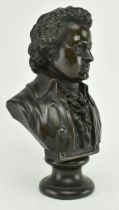 CIRCA 1900 CAST BRONZE BUST OF AMADEUS MOZART