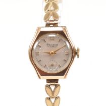 HALLMARKED 9CT GOLD HELVETIA 9CT GOLD COCKTAIL WATCH