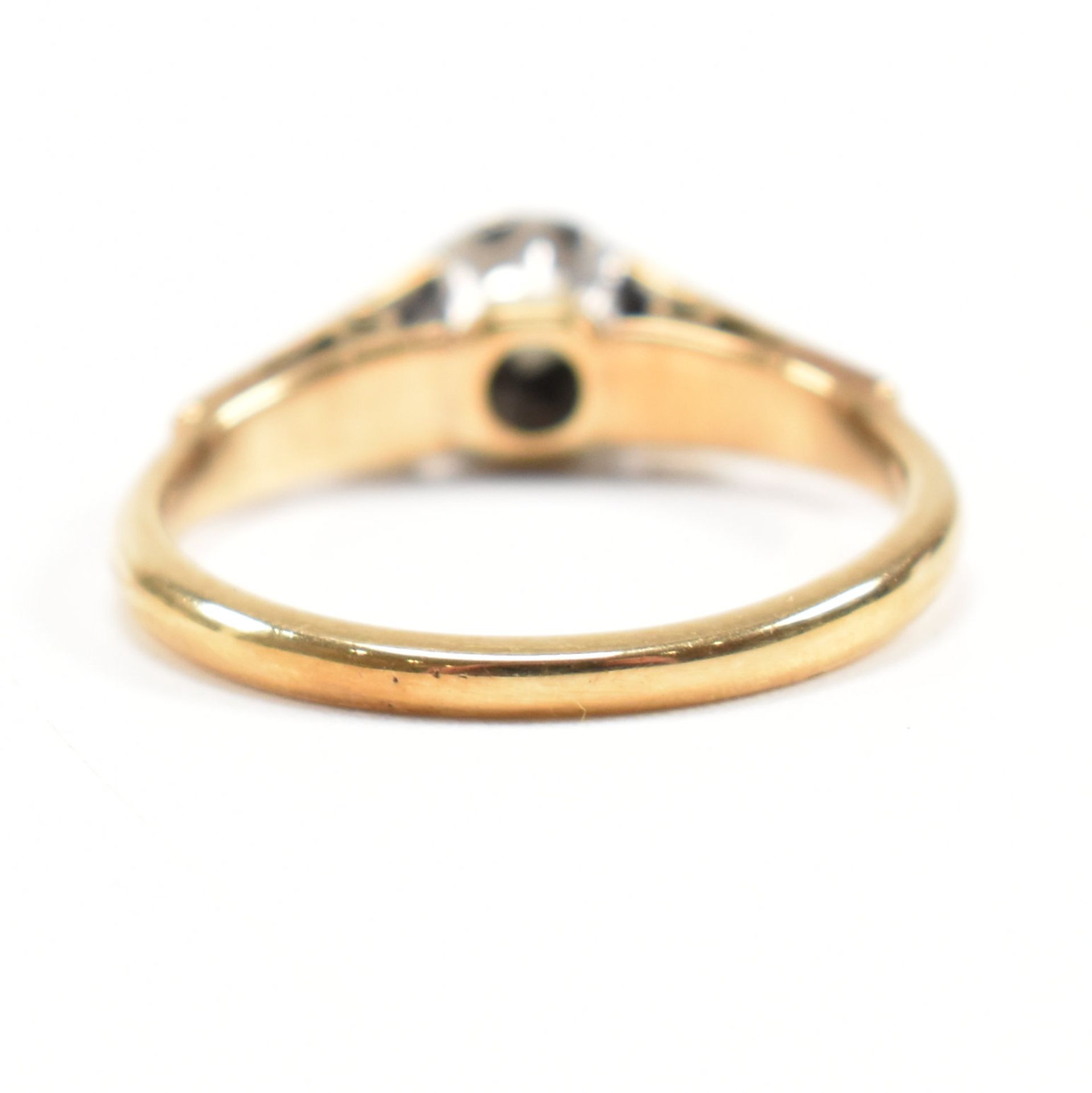 HALLMARKED 18CT GOLD & DIAMOND SOLITAIRE RING - Bild 5 aus 7