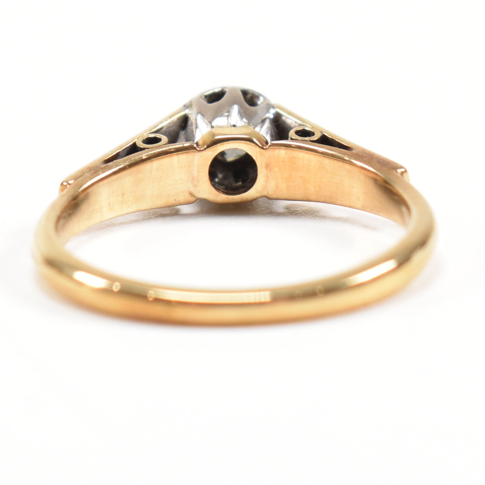 HALLMARKED 18CT GOLD & DIAMOND SOLITAIRE RING - Bild 4 aus 7