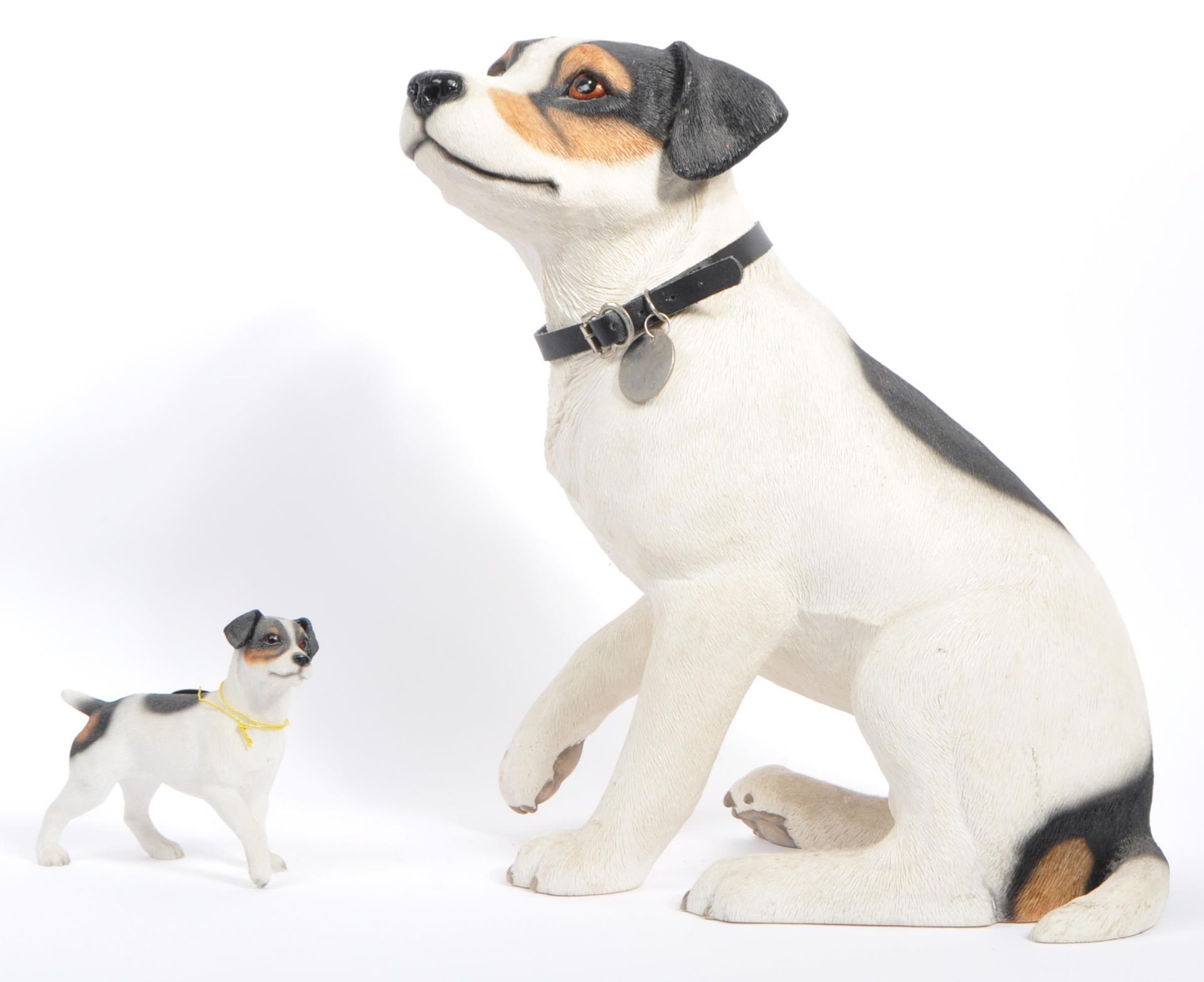 CONTEMPORARY LENARDO COLLECTION RESIN JACK RUSSELL DOG