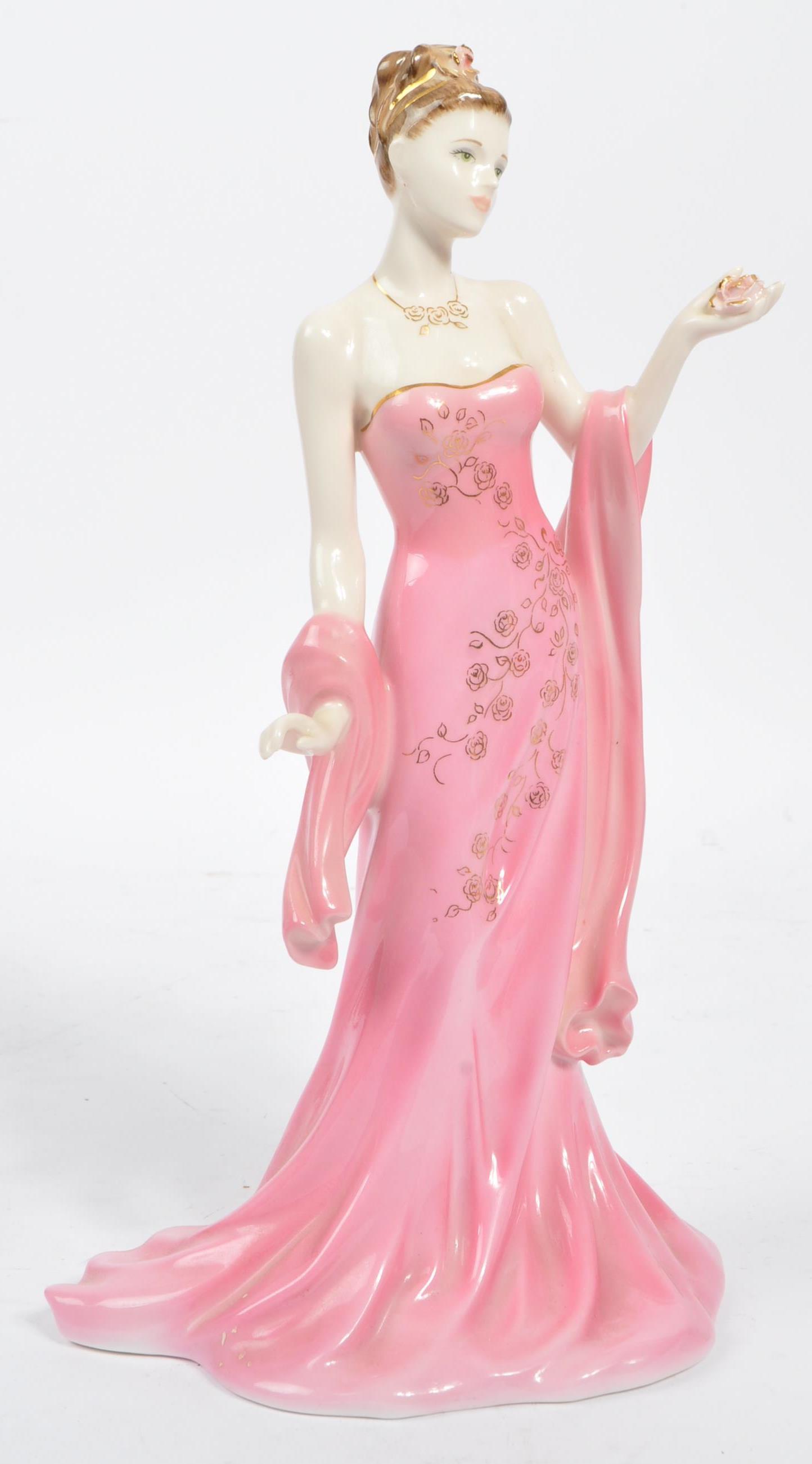 THREE LIMITED EDITION BONE CHINA LADY FIGURINES - Image 4 of 6