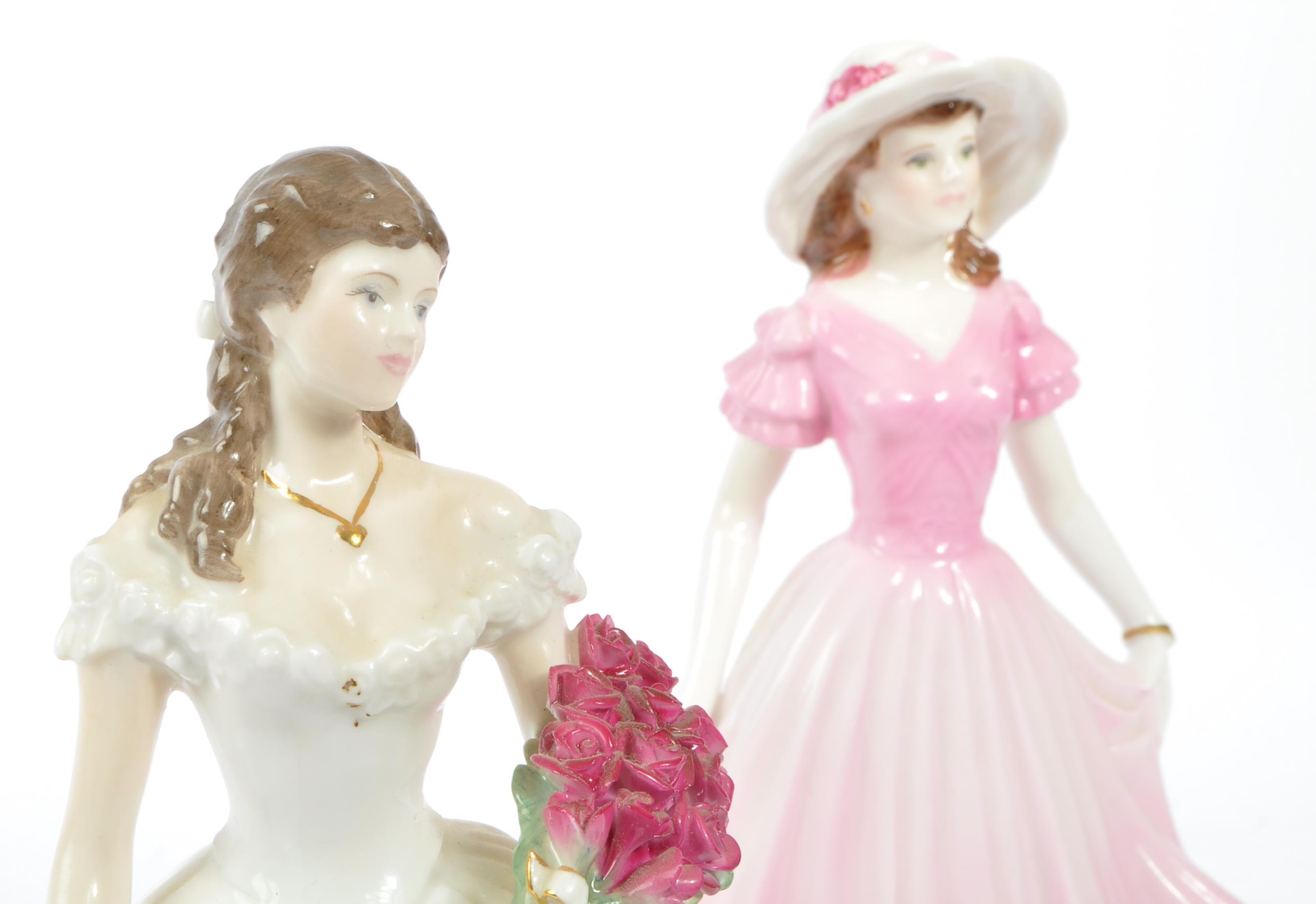 TWO LIMITED EDITION ROYAL WORCESTER LADY FIGURINES - Image 2 of 7