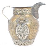 LARGE CHINESE 19TH CENTURY BRASS HOT WATER JUG