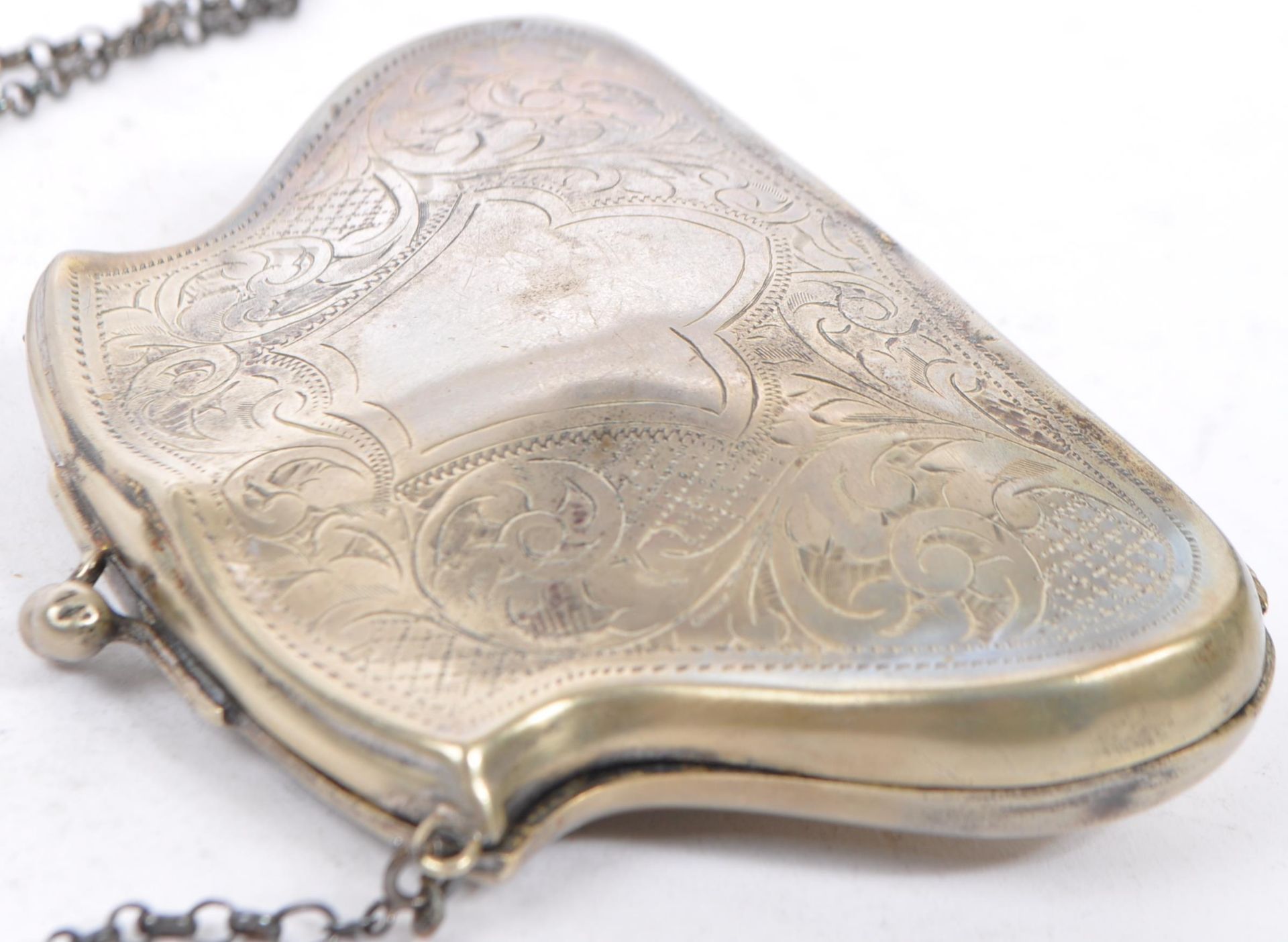 TWO SILVER PLATED COIN PURSES - Bild 2 aus 8