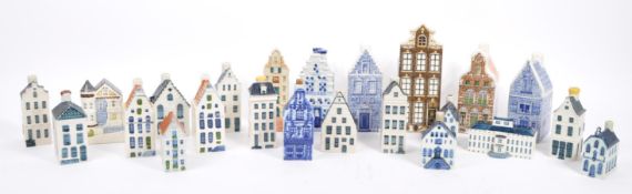 BLUE DELFT & OTHER HOUSES / FLASKS MANY FOR KLM BY BOLS