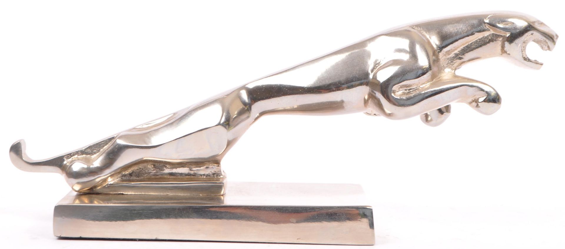 Automobillia Interest - A 20th century Jaguar chromed metal car mascot modelled in the form of a - Image 3 of 5