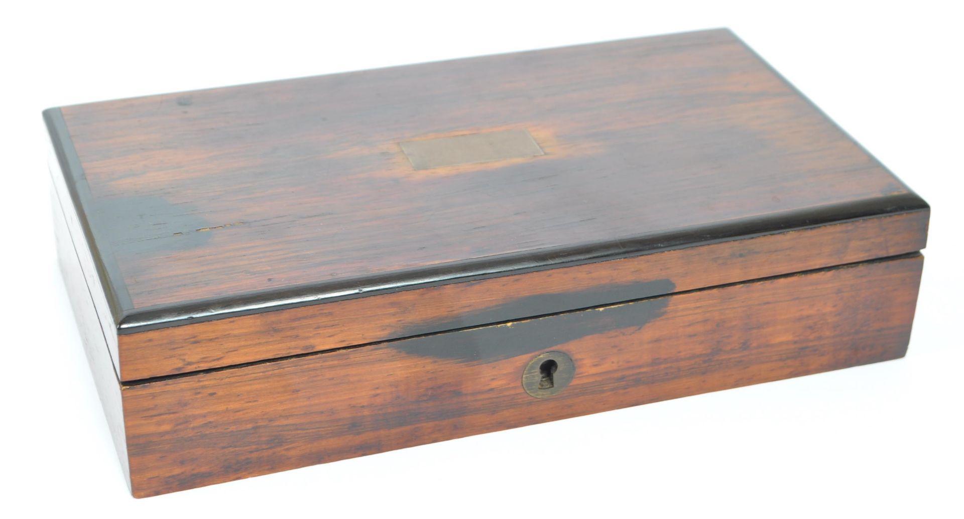 VICTORIAN ROSEWOOD CASED MATHEMATICAL INSTRUMENT BOX - Image 7 of 7