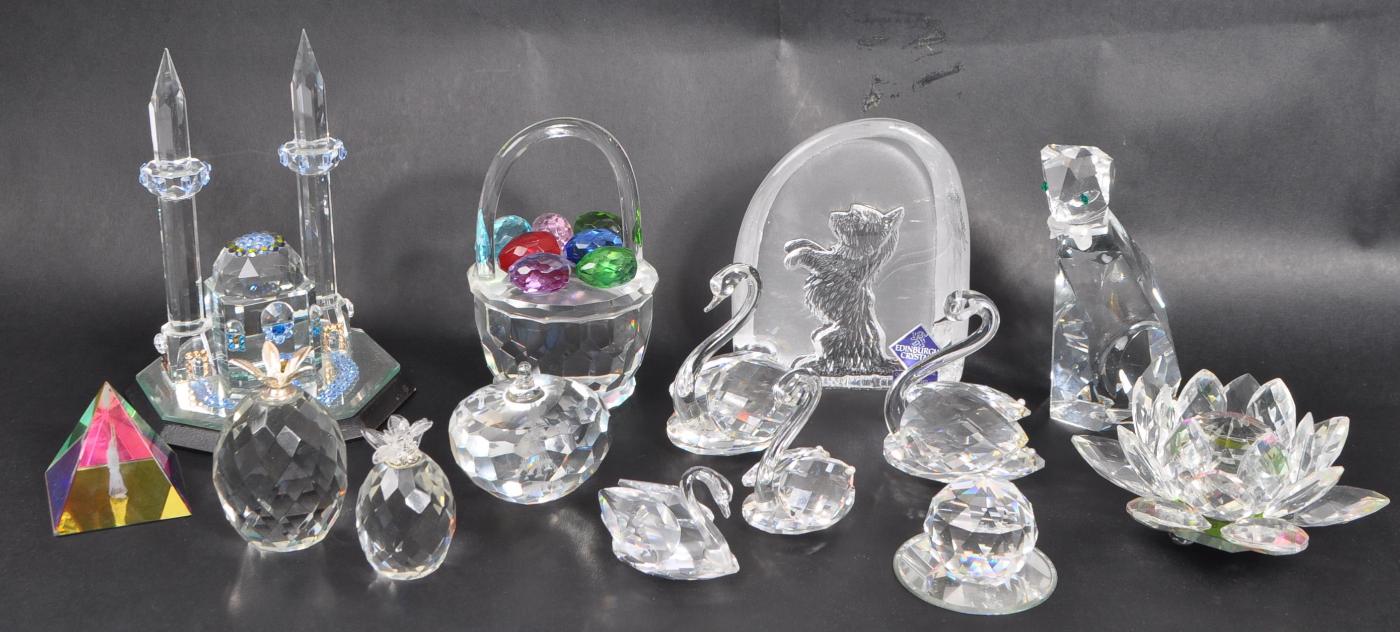 COLLECTION OF SWAROVSKI CRYSTAL AND SIMILAR ORNAMENTS