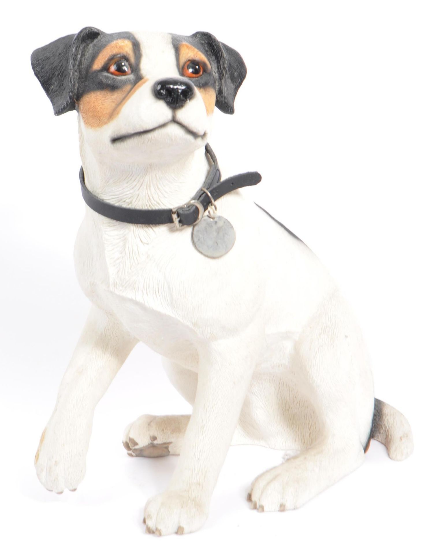 CONTEMPORARY LENARDO COLLECTION RESIN JACK RUSSELL DOG - Bild 2 aus 5