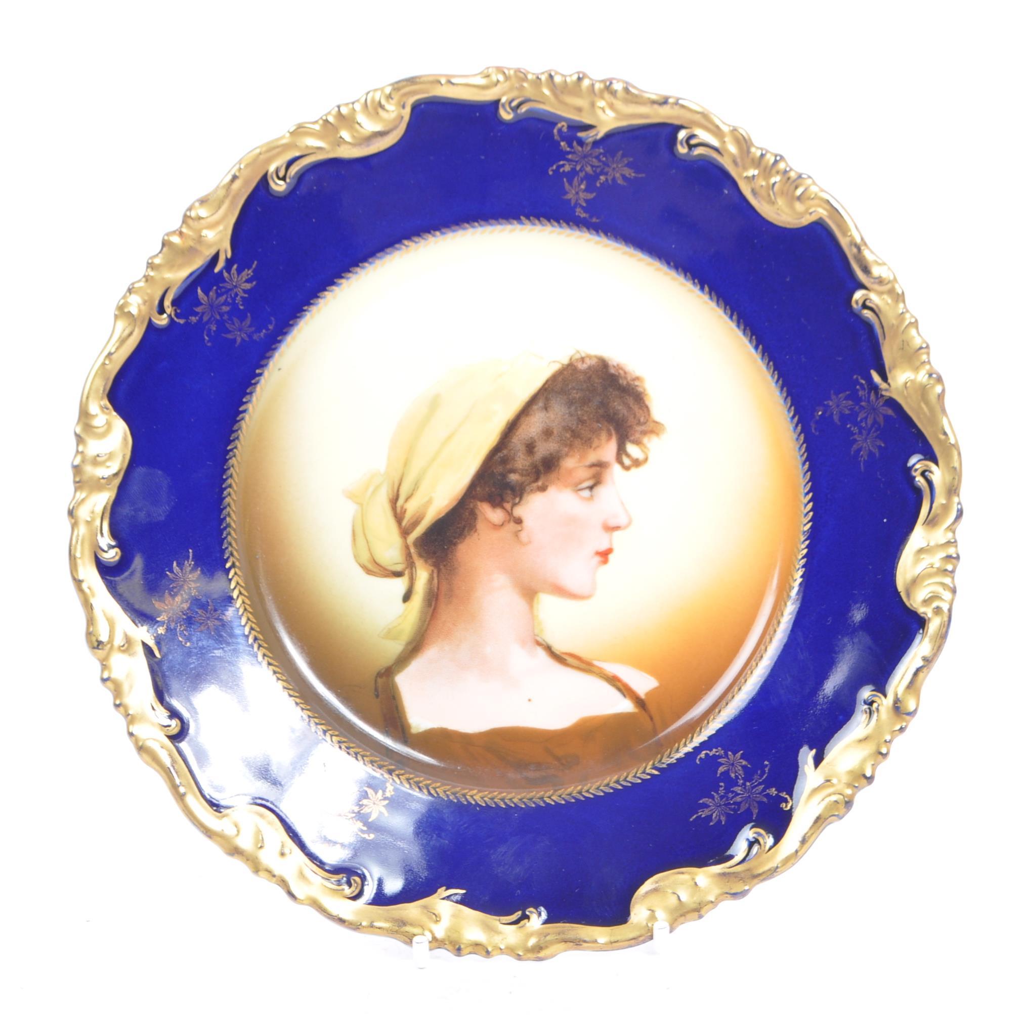 ROSENTHAL 1900S GERMAN PORCELAIN CABINET PLATES - Image 5 of 8