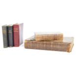 COLLECTION OF FIVE 19TH & 20TH CENTURY BOUND BOOKS