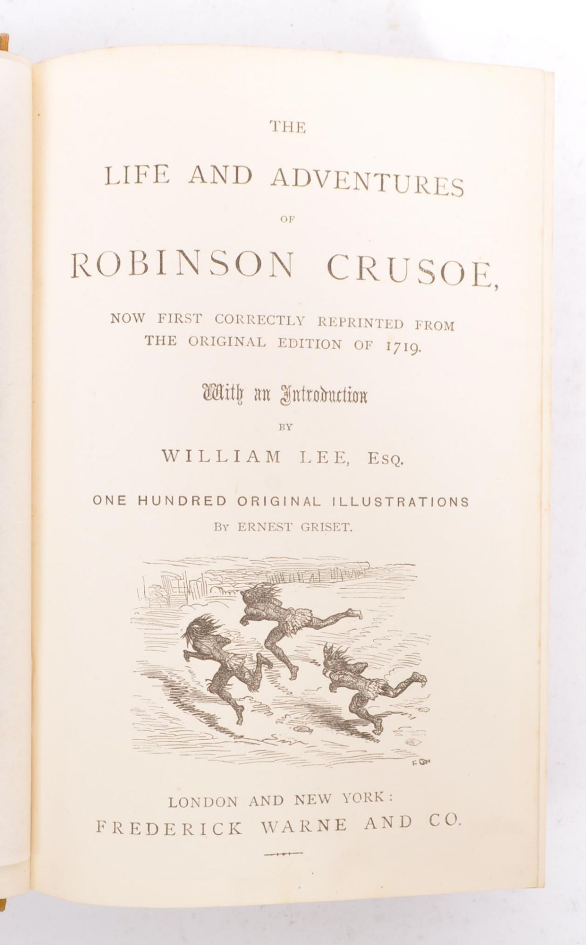 ROBINSON CRUSOE - DANIEL DEFOE - F. WARNE & CO - Image 5 of 8