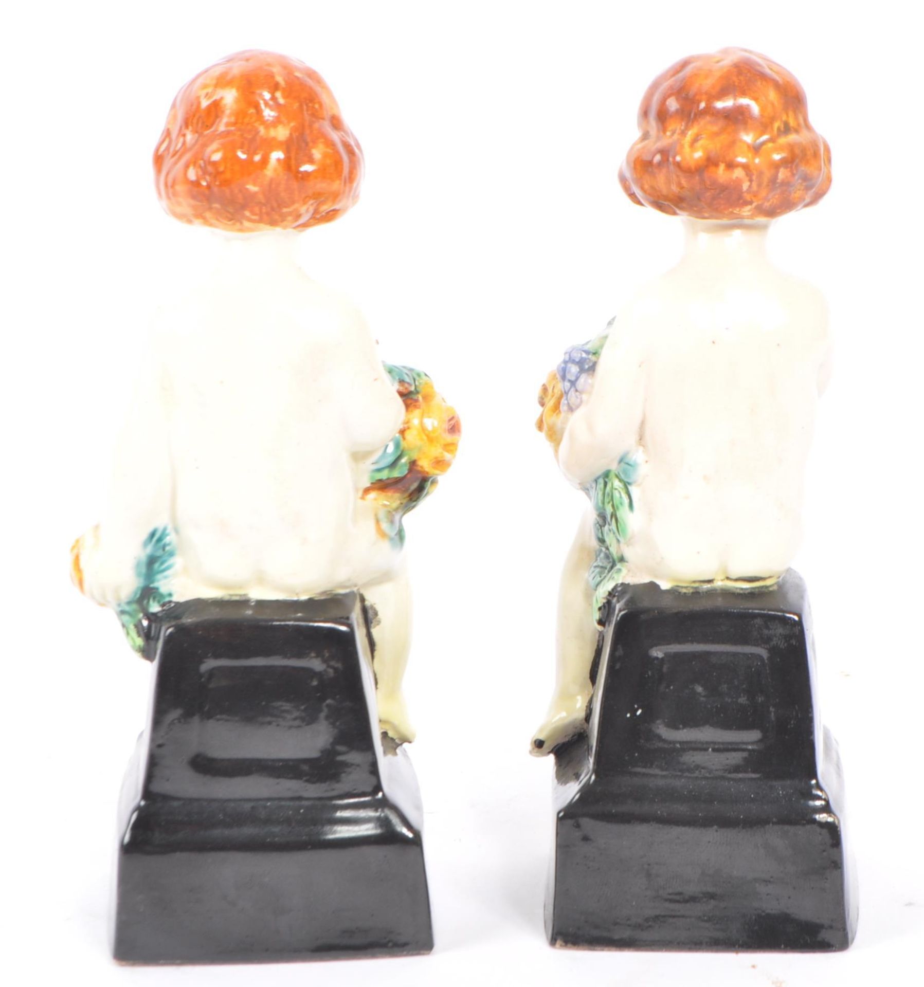 TWO VICTORIAN ROYAL WORCESTER CHINA FIGURINES - Image 3 of 5
