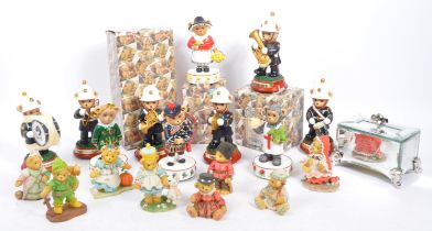 COLLECTION OF 25 CHERISHED TEDDIES & FAITHFUL FUZZIES BEARS