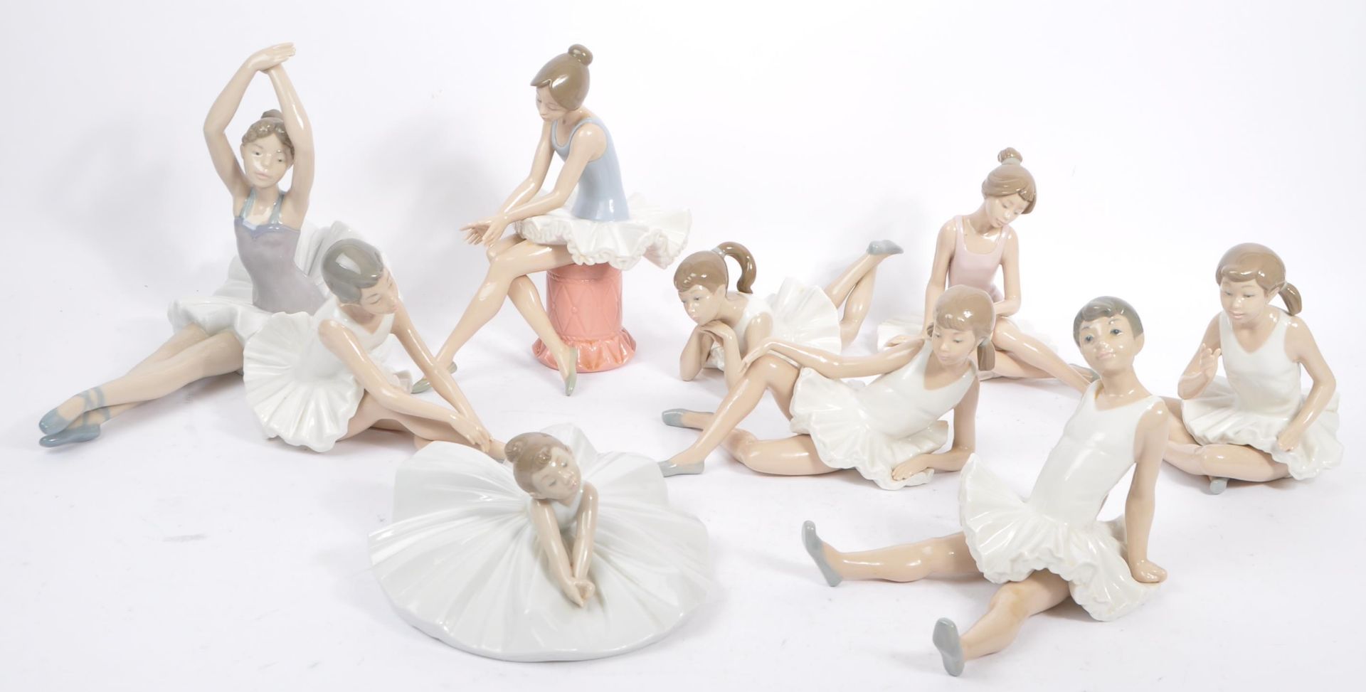 COLLECTION OF NAO SPANISH PORCELAIN BALLERINA FIGURINES