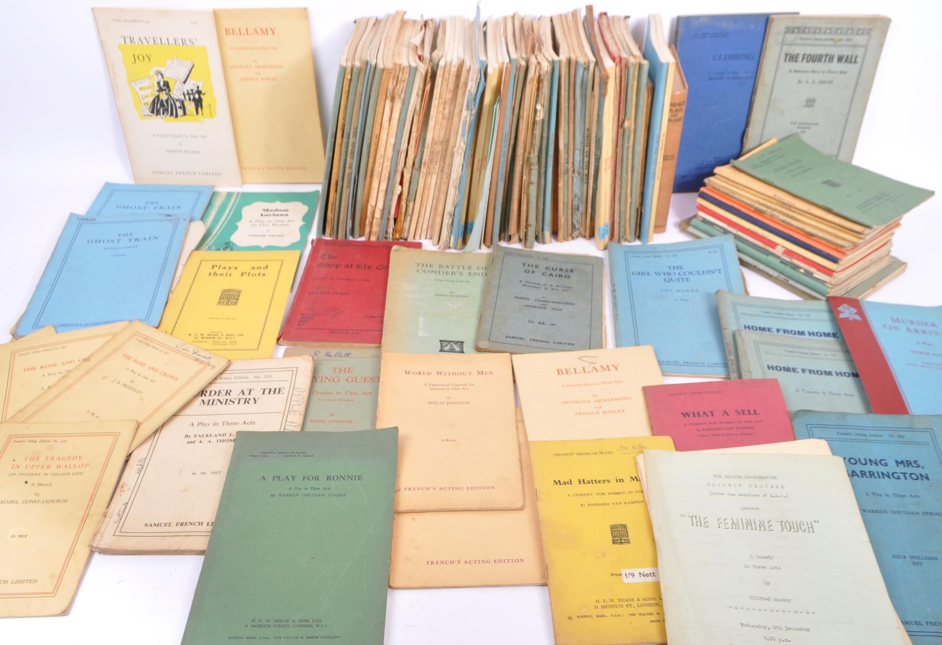 LARGE COLLECTION OF EARLY 20TH CENTURY THEATRE PLAY SCRIPTS