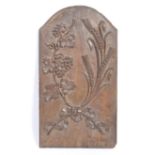 EARLY 19TH CENTURY REGENCY STYLE DECORATIVE WOODEN PANEL
