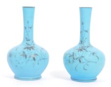 MATCHING PAIR OF EARLY 20TH CENTURY CERAMIC VASES