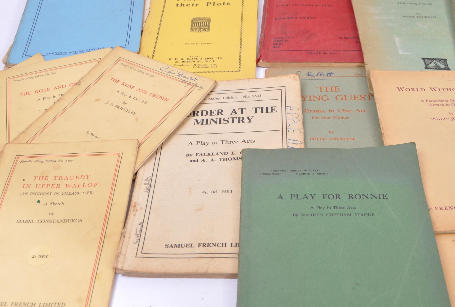 LARGE COLLECTION OF EARLY 20TH CENTURY THEATRE PLAY SCRIPTS - Bild 3 aus 10