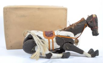 EARLY 20TH CENTURY WOODEN HORSE STRING PUPPET