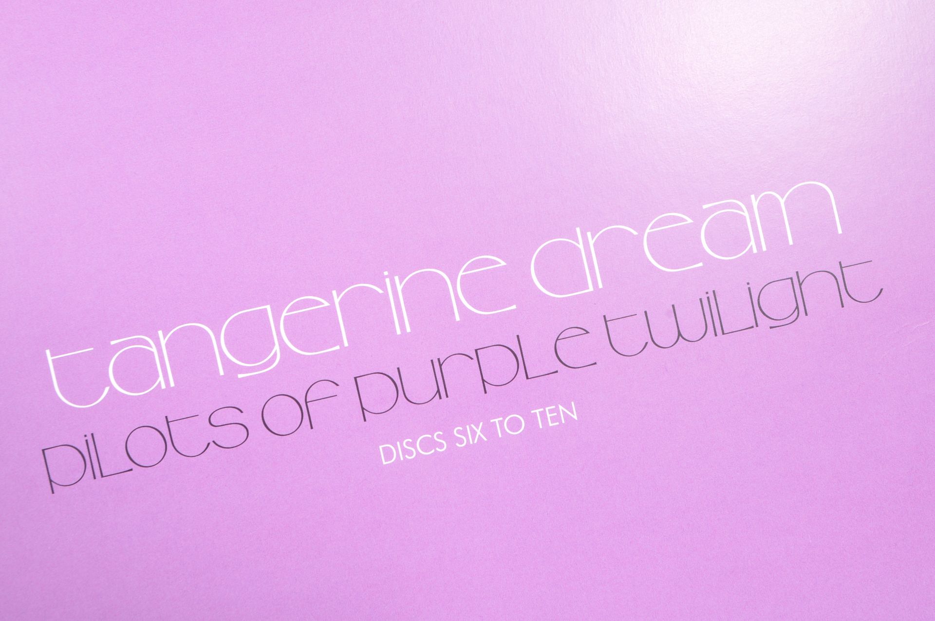 TANGERINE DREAM PILOTS OF THE PURPLE TWILIGHT 10 CD ALBUMs - Bild 6 aus 8