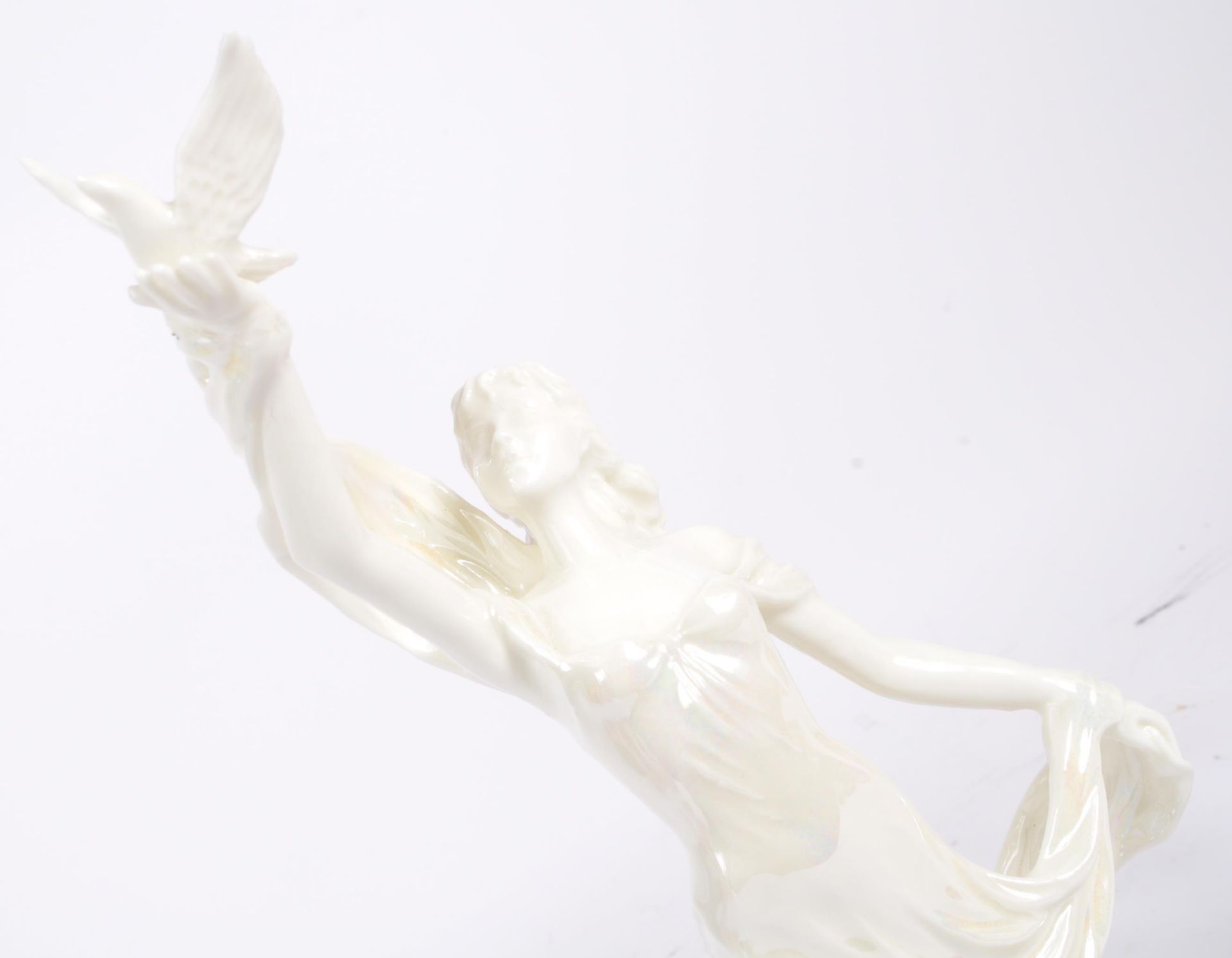 TWO LIMITED EDITION ROYAL WORCESTER FIGURES - SPIRIT OF PEACE - Image 2 of 4