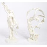 TWO LIMITED EDITION ROYAL WORCESTER FIGURES - SPIRIT OF PEACE