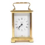 VINTAGE FRENCH BAYARD BRASS CARRIAGE CLOCK