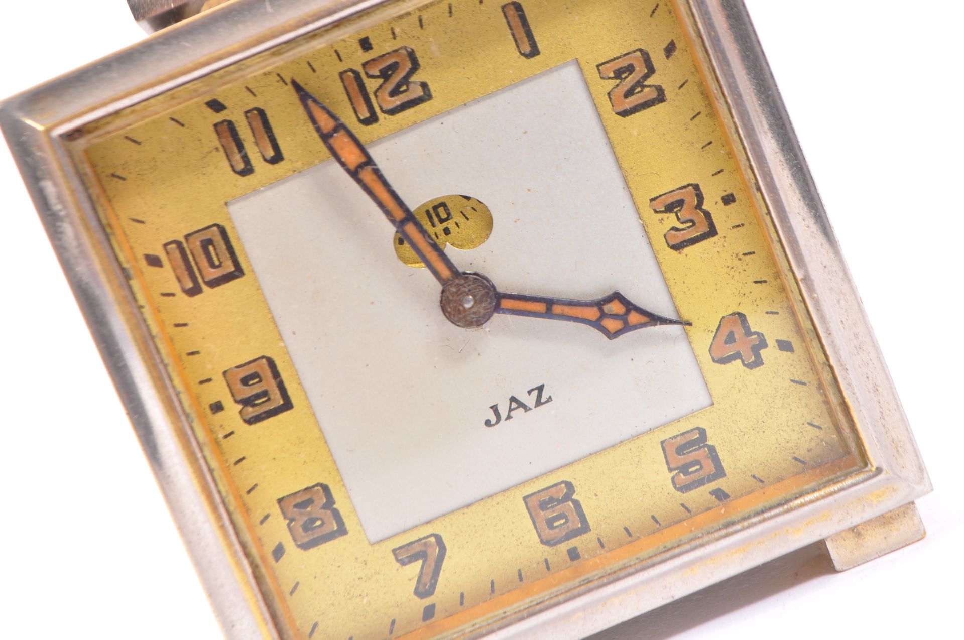 1930S ART DECO FRENCH TRAVEL CLOCK BY JAZ - Image 5 of 7