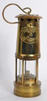 VINTAGE WELSH BRASS PARAFFIN OIL LAMP BY THOMAS & WILLIAMS