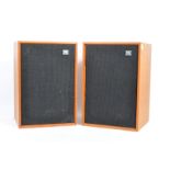 PAIR OF MID 20TH CENTURY 1970S WHARFDALE TABLE TOP SPEAKERS