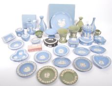 LARGE COLLECTION OF WEDGWOOD JASPERWARE PORCELAIN