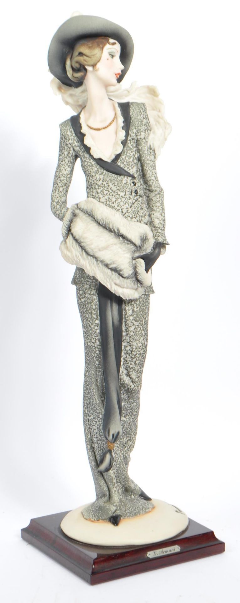 CONTEMPORARY ART DECO LADY FIGURINE BY GIUSEPPE ARMANI