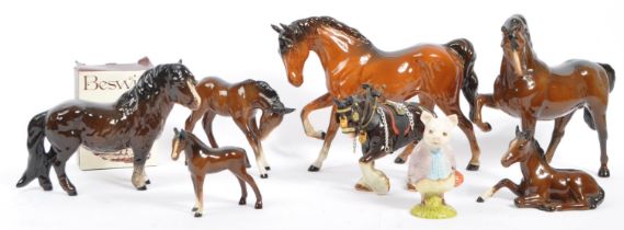 A COLLECTION OF BESWICK FIGURINES