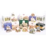 COLLECTION OF FIFTEEN LILLIPUT LANE COLLECTABLES